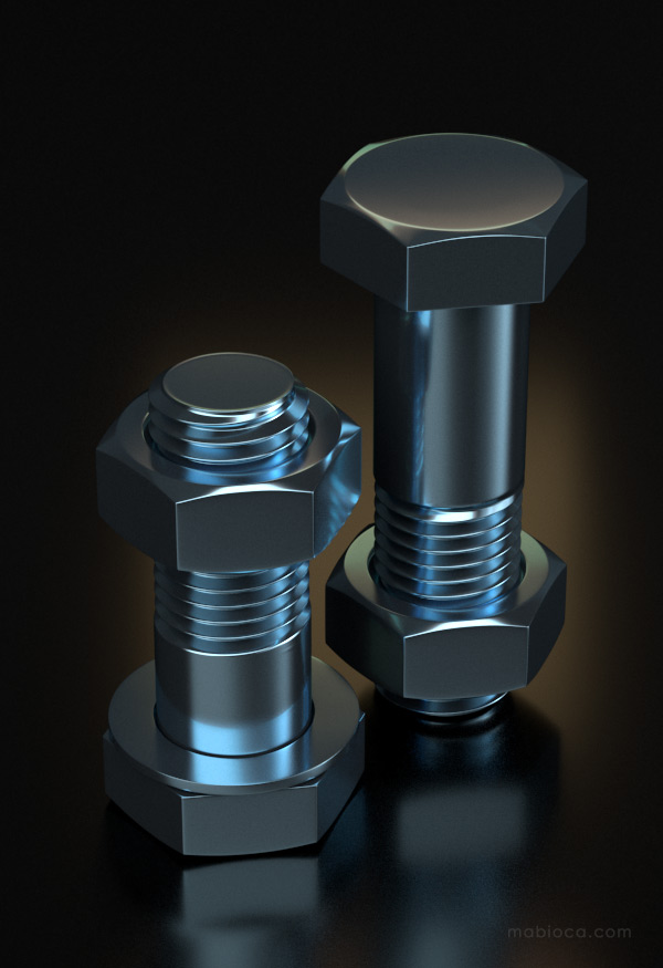 Bolt Nut 3D Modeling - Blog - Rendering A