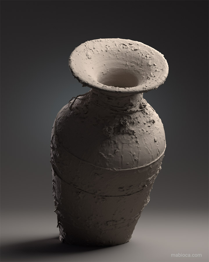 Photogrammetry - Clay Pot with Threat B