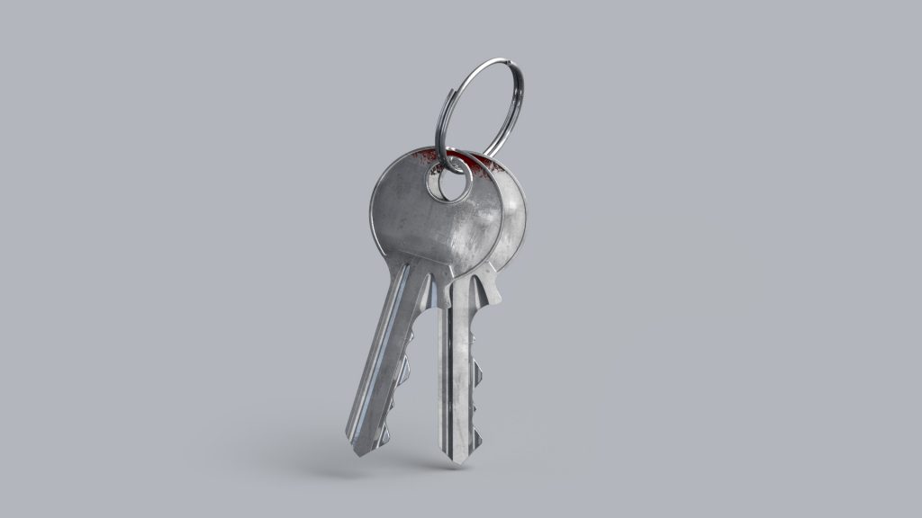 Store - 3D model of Door Keys - Featured Image