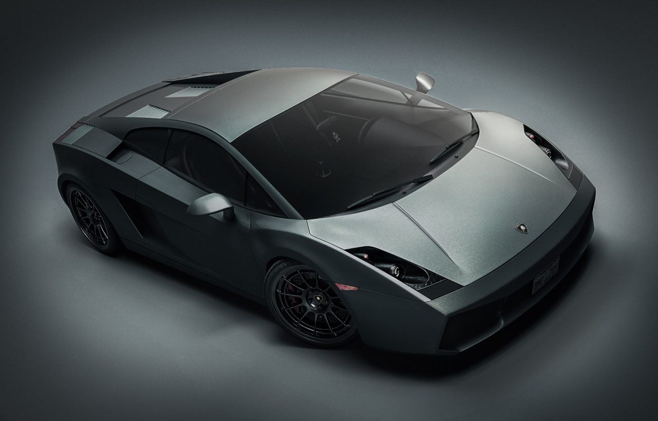 Portfolio - 3D Modeling of Lamborghini Gallardo - Studio Lighting in V-Ray